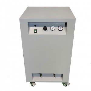 歯科用エアコンプレッサー AC1100 キャビネット付き 2 安全サイレント 50L 1100W