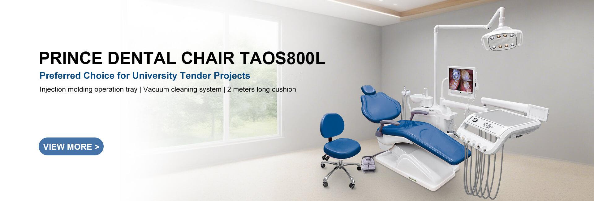 Prince Zahnarztstuhl TAOS800L mit ergonomischem Design